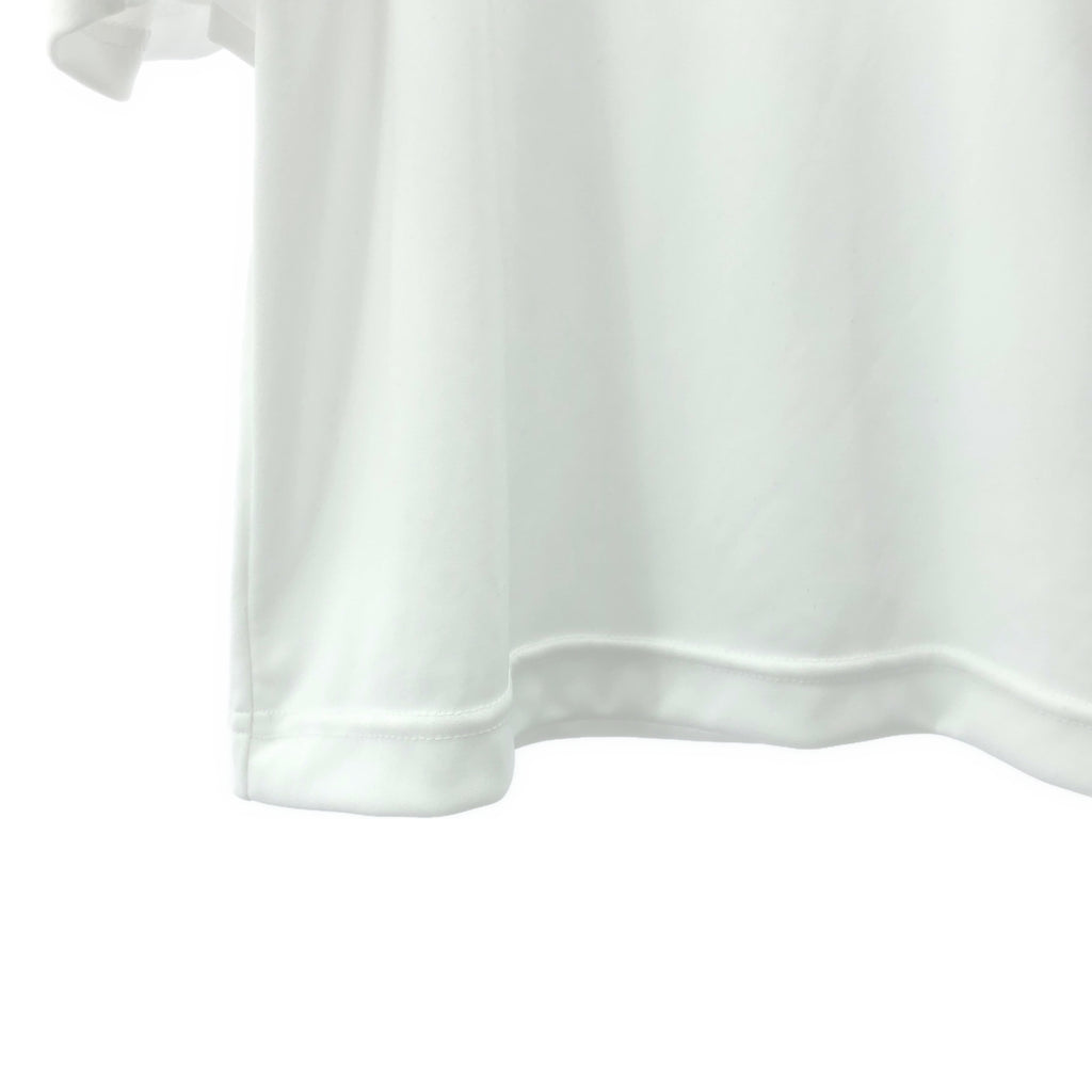 [類似新品] COMME des GARÇONS | 2020 秋冬系列 | 褶皺荷葉邊泡泡袖聚酯T卹 | XS碼 | 白色 | 女款