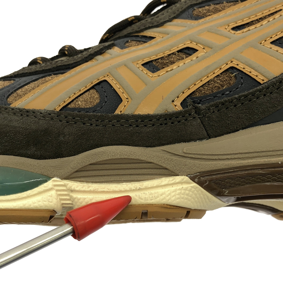 【美品】  ASICS / アシックス | GEL-NYC BROWN STORM/TAN PRESIDIO / ゲルエヌワイシー スニーカー | 29 | ブラウン | メンズ
