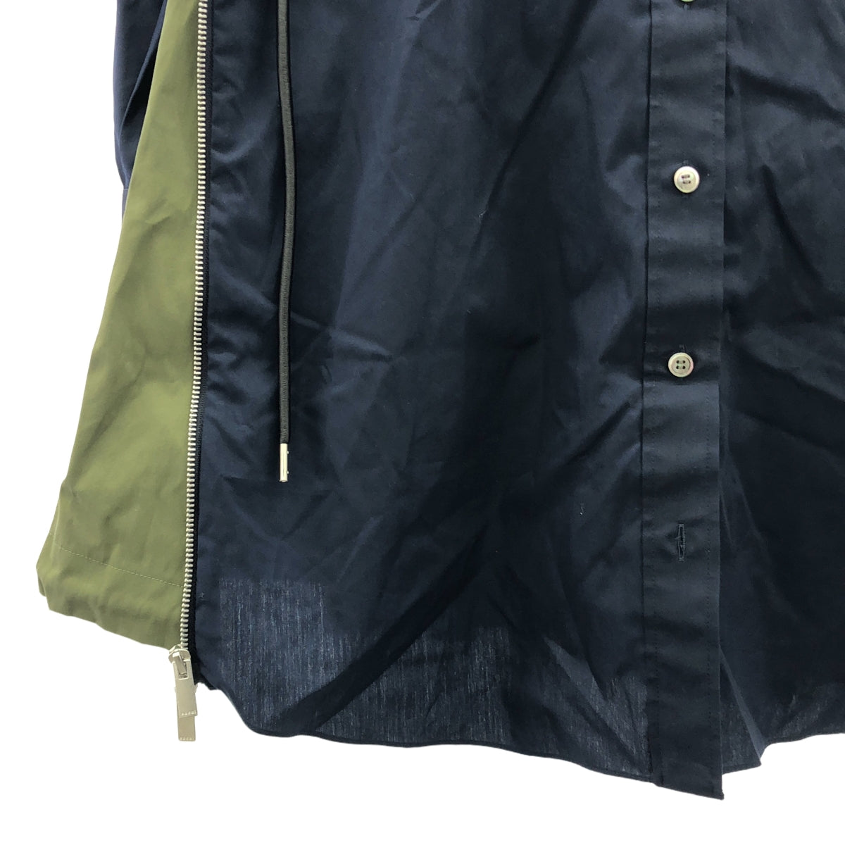 sacai / サカイ | Contrast Panel Dress シャツ ワンピース | 1