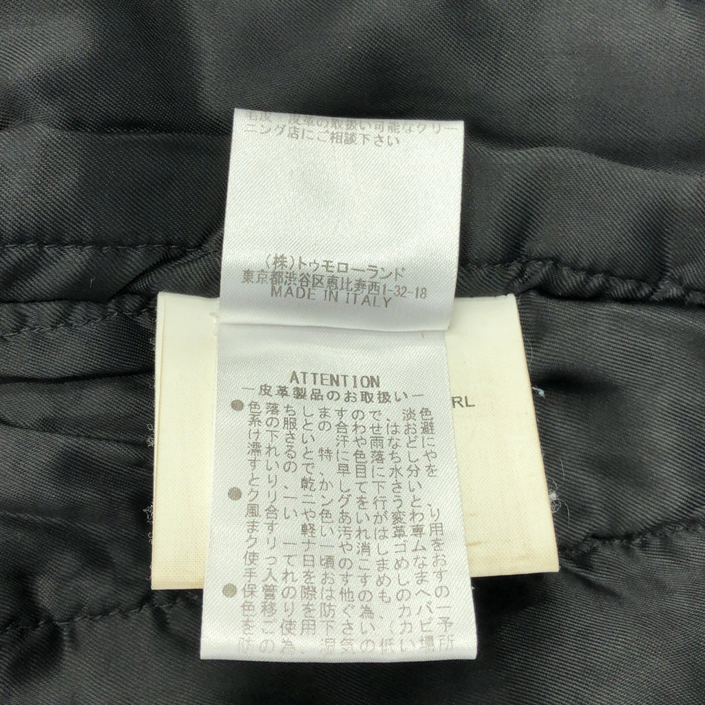 GOLDEN GOOSE / 골든구스 | 빈티지 가공 싱글 라이더스 재킷 | XXS |