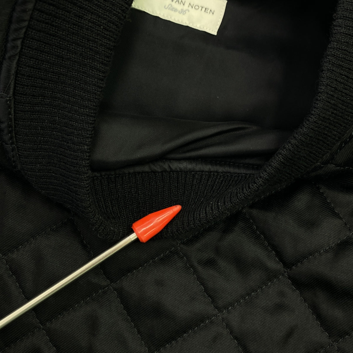 DRIES VAN NOTEN / 드리스 반 노텐 | 퀼팅 풀오버 원피스 | 36 | 블랙 | 여성