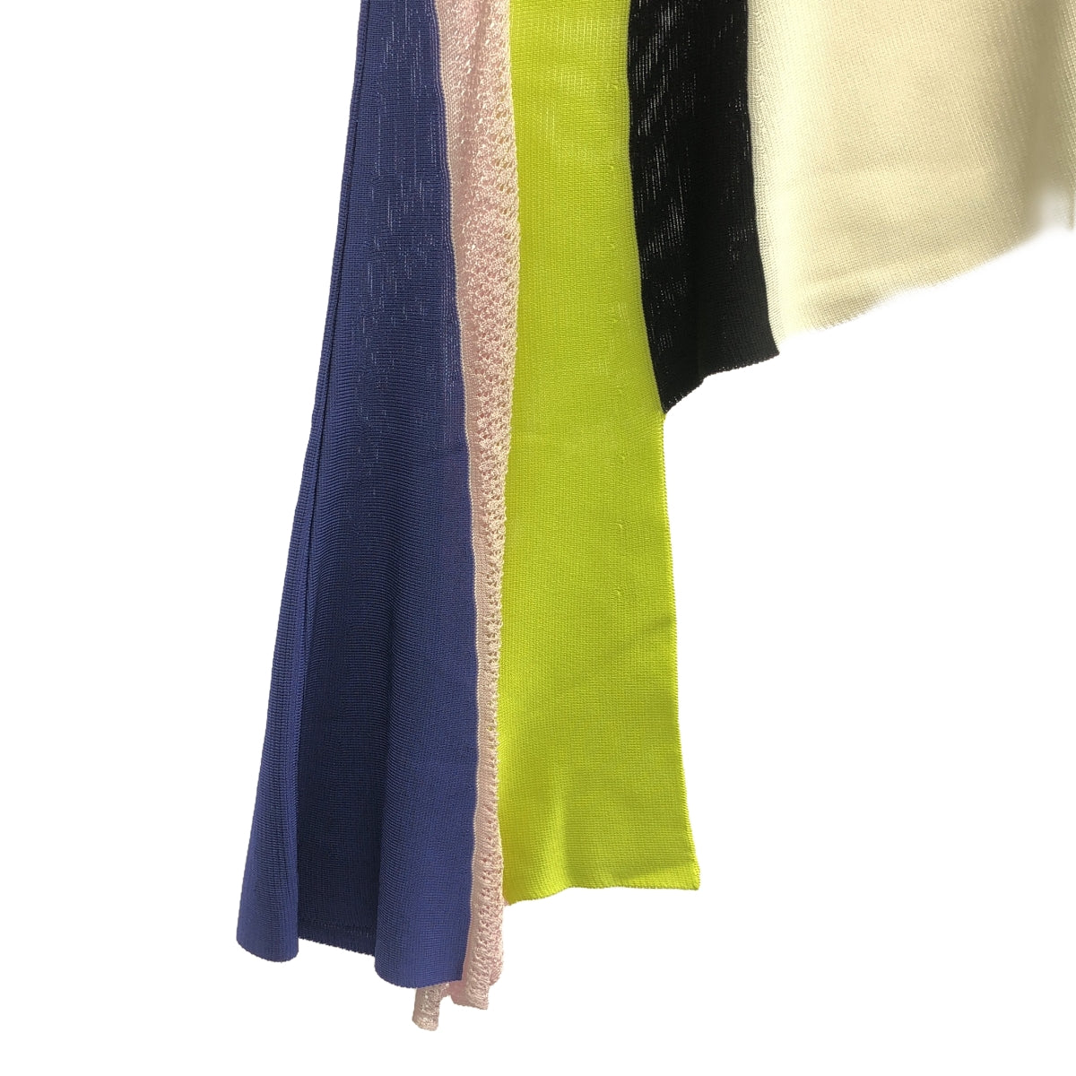 [完好無損] Christian Dior |色塊不對稱無袖針織上衣 |尺寸 34 |多色 |女性的