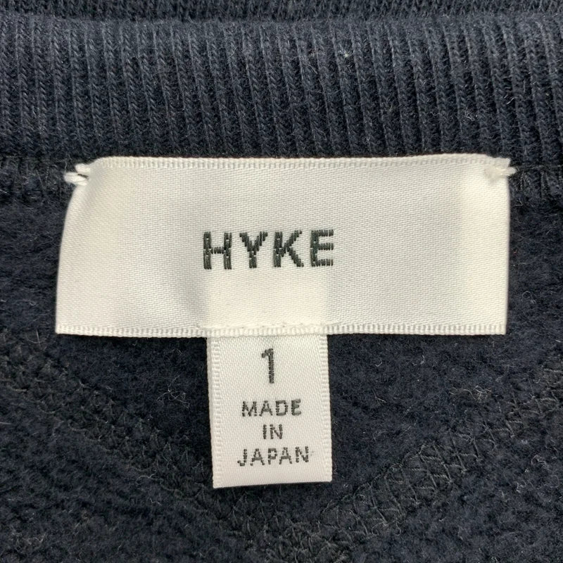 HYKE / ハイク | 裏起毛 クルーネック スウェット | 1 | レディース