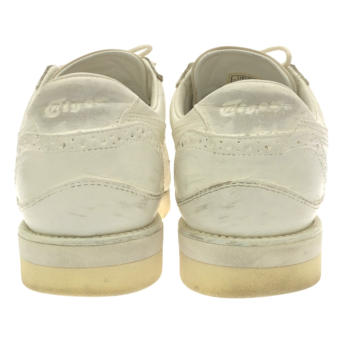 Onitsuka Tiger | ULTIMATE TRAINER SH | Brushed Leather Ultimate Trainer Sneakers | 26.5 | White | Men's