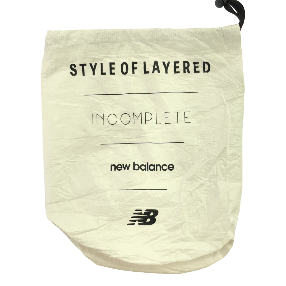 New Balance | INCOMPLETE Met24 Tyvek Parka / Packable Jacket Hoodie | M | White | Men's