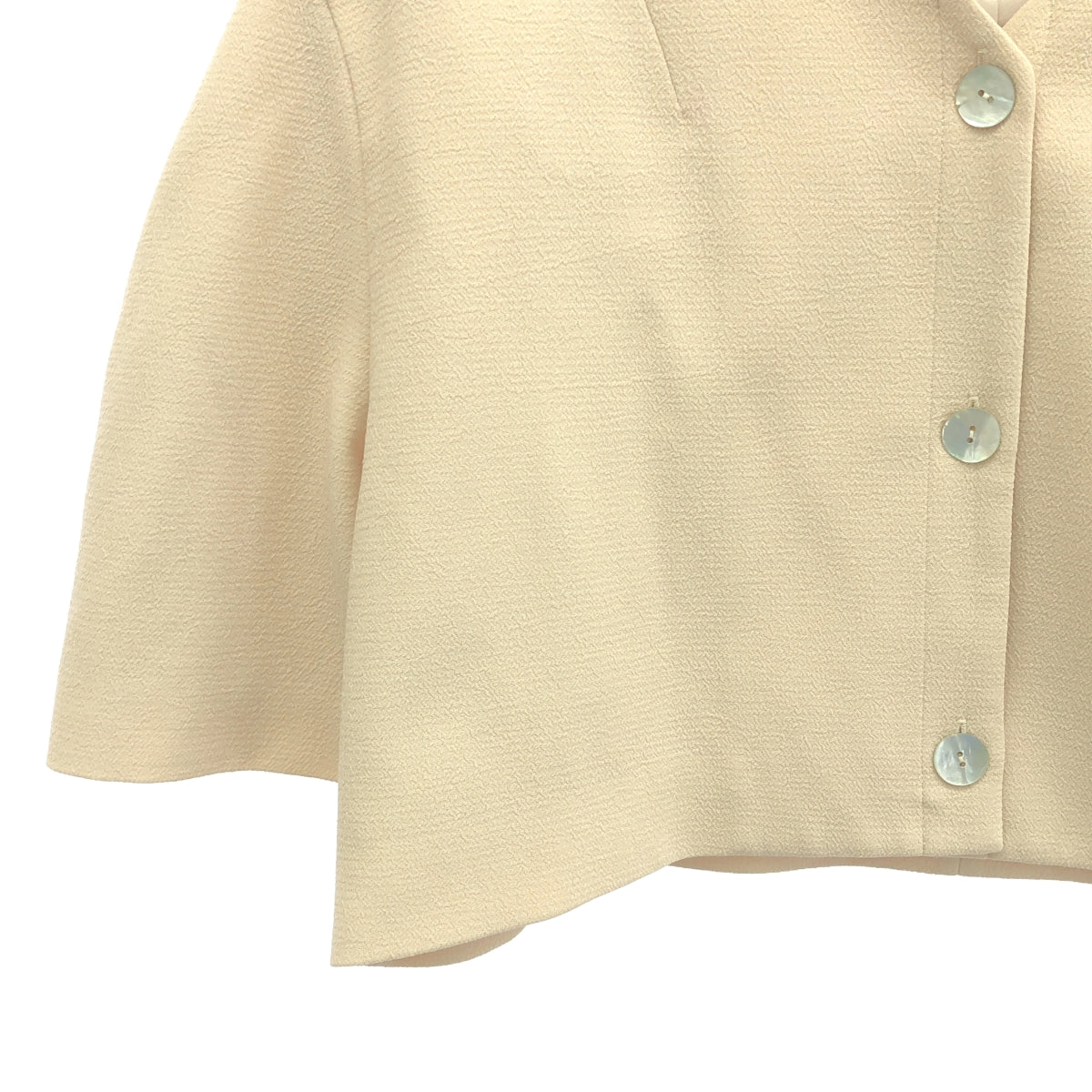 CLANE / クラネ | V NECK COCOON SHORT JACKET コクーン ショート ジャケット | 2 | レディース