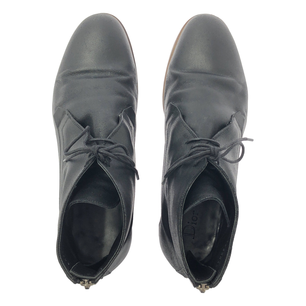 Dior Homme | 絨面革後拉鍊 Chukka 靴 | 尺寸 40 1/2 | 男款