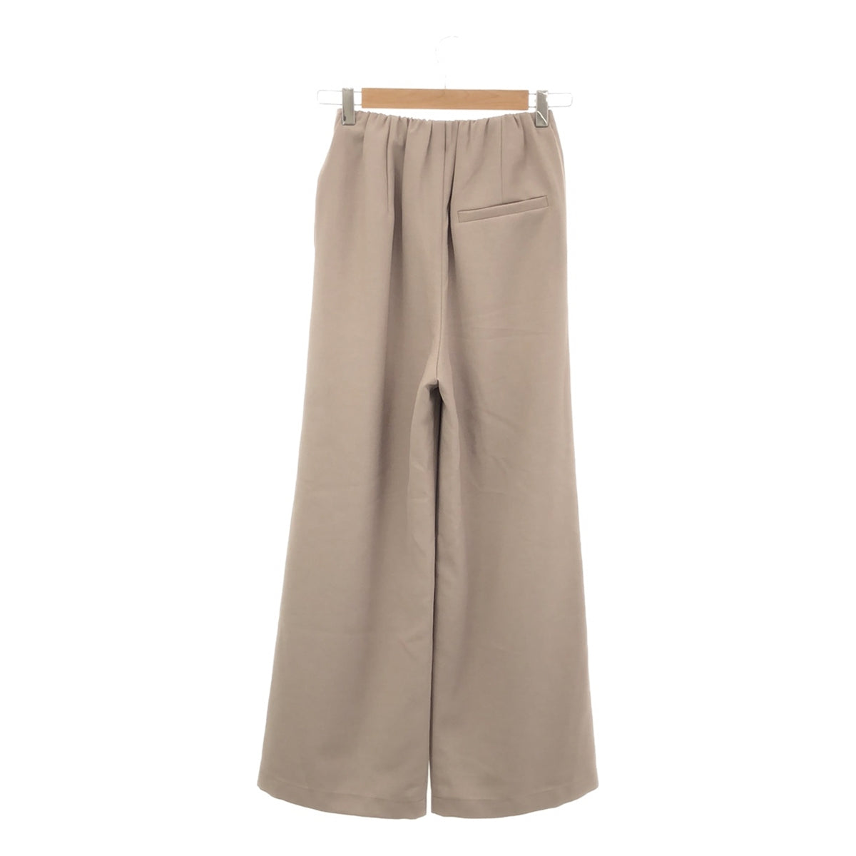 [New] aere | Gathered waist straight pants | 36 | Beige | Women's