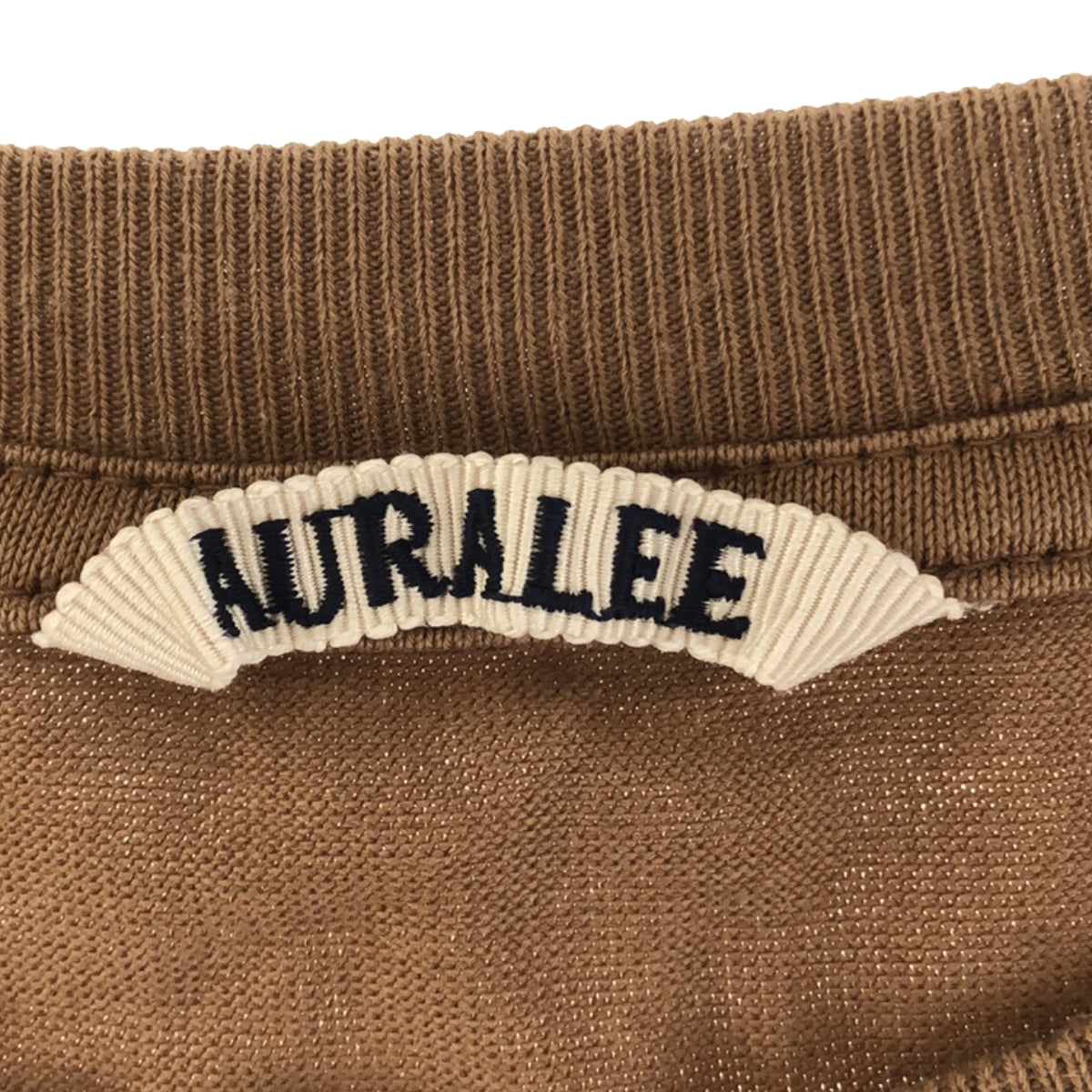 AURALEE | LUSTER PLAITING L/S TEE / Crew neck cut and sew | 1 | Women's