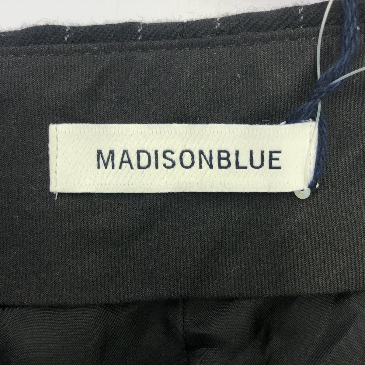 【美品】  L'Appartement / アパルトモン | 【 MADISON BLUE / マディソンブルー 】FLARE PT W/STRIPE / フレアパンツワイドストライプ パンツ / 裏地付き | 02(M) | ブラック | レディース