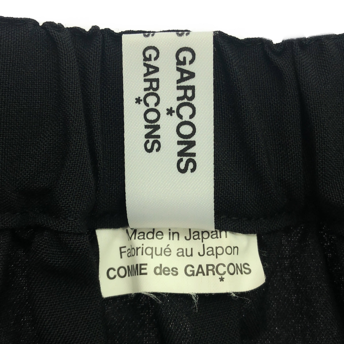 [品相良好] COMME des GARCONS COMME des GARCONS / Comme des | 2017春夏 |緞帶裝飾抽繩縮褶半身裙 | XS |黑色|女性的