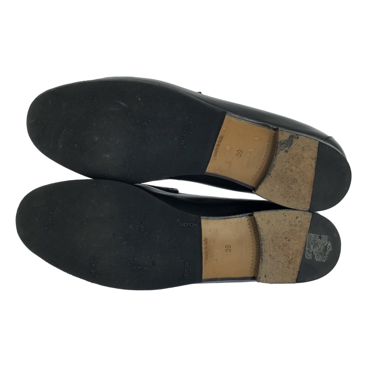 GUCCI | 1953系列馬銜扣皮革樂福鞋 | 39碼 | 黑色/金色 | 女款