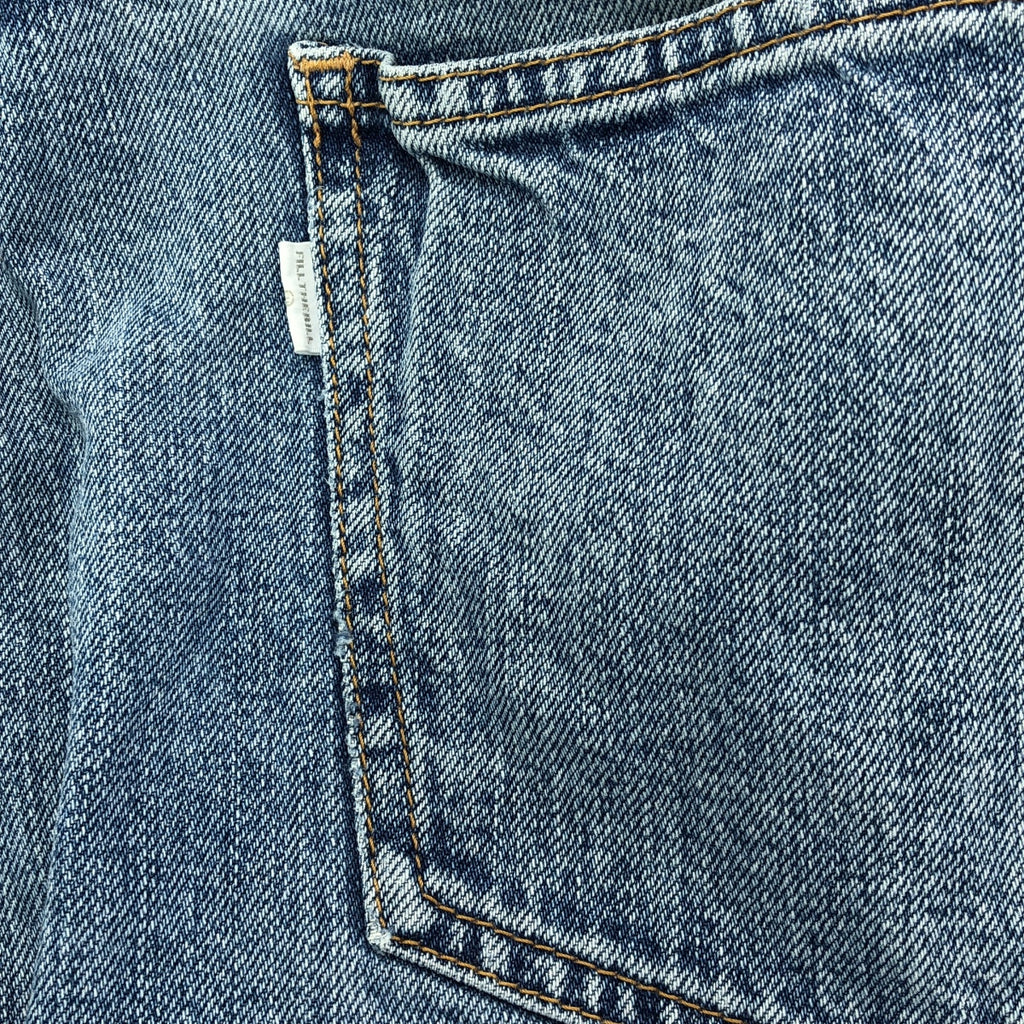 FILL THE BILL / フィルザビル | 2023SS | ORGANIC BIG 5POCKET JEANS / ベルテッド ワイド デニムパンツ | 2 | インディゴ | レディース