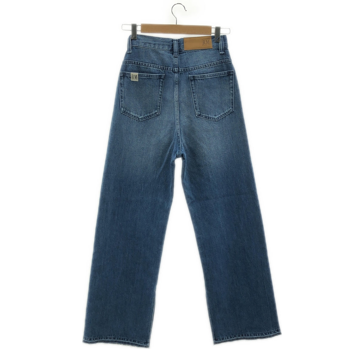 【美品】  Rie Miller / リエミラー | 2024SS | RM denim スリット フレア ハイウエスト デニムパンツ | XS | インディゴ | レディース