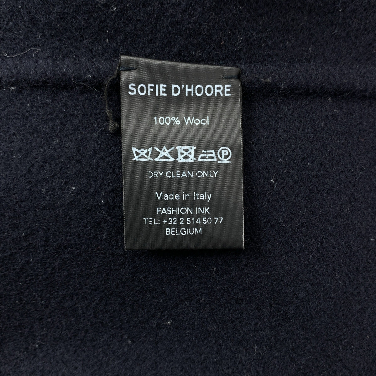 SOFIE D'HOORE | COMMIT / 羊毛雙排扣大衣 | 尺寸 34 | 女款