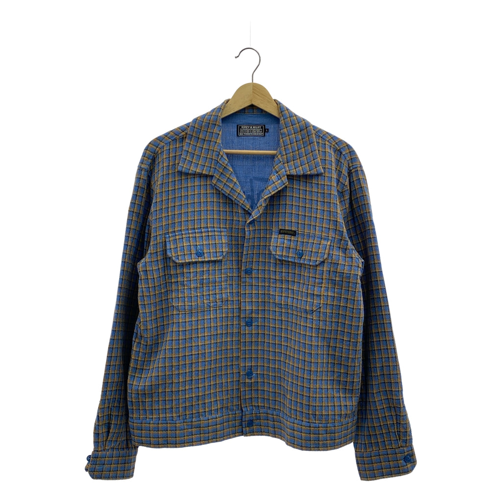HYSTERIC GLAMOUR / ヒステリックグラマー | FAB HYSTERIC パナマチェック オープンカラーシャツ | L | メンズ