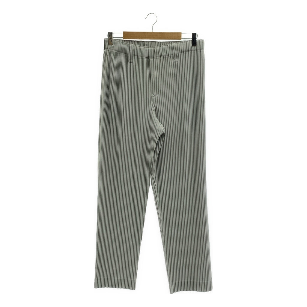 三宅一生 (ISSEY MIYAKE) 褶襉男士休閒褲 | 基本款 / 褶襉彈性腰寬鬆褲 | 3 碼 | 男士