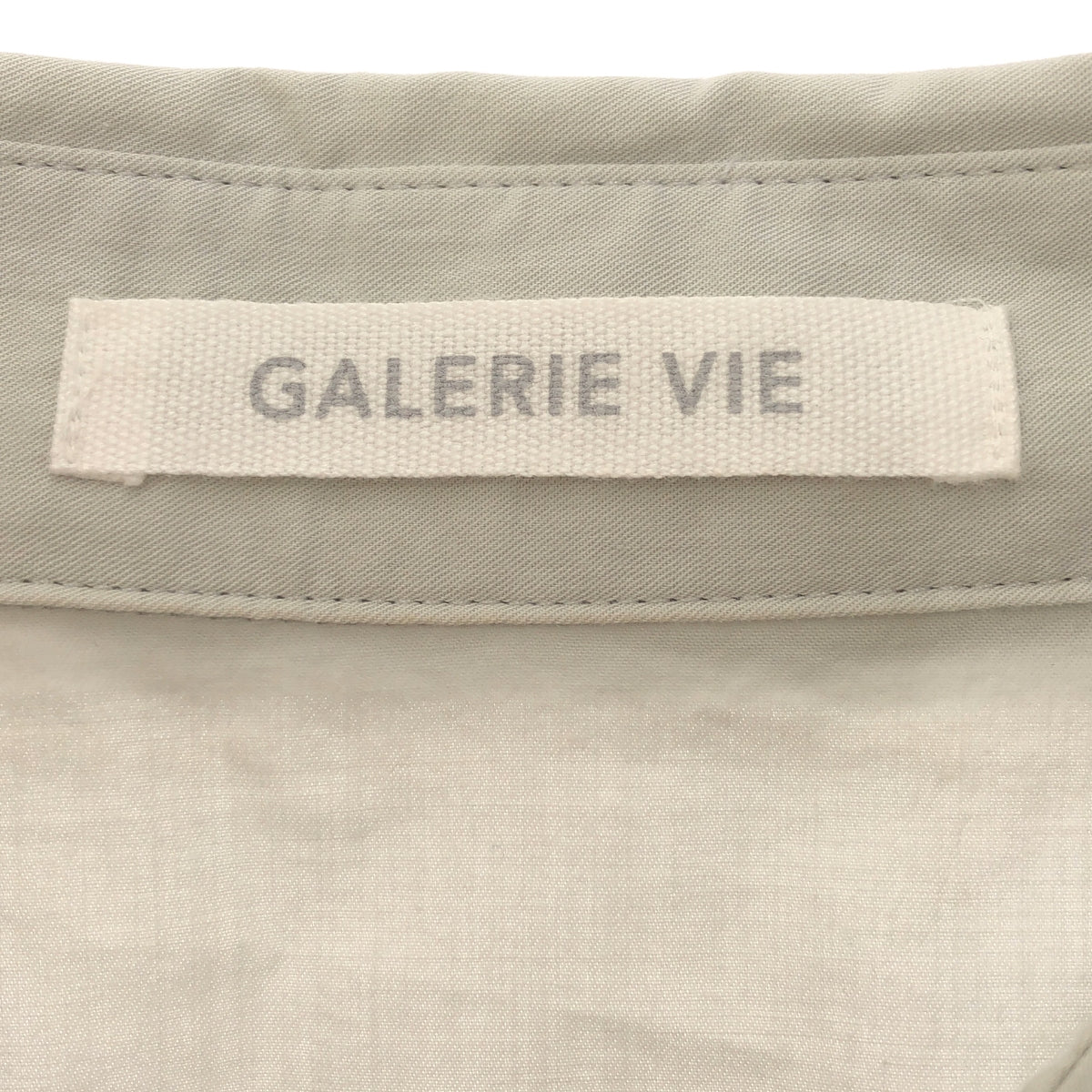 GALERIE VIE | 2024SS | Cotton twill raglan sleeve shirt | F | Women's