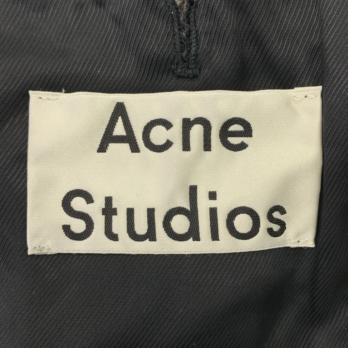 Acne Studios / アクネストゥディオズ | ウール チェック ステンカラー