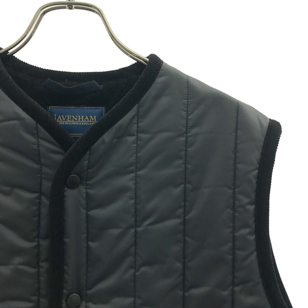 LAVENHAM / 라벤햄 | LONGLINE THORNHAM 롱라인 솜햄 베스트 질레 | 38 | 여성