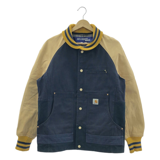 JUNYA WATANABE COMME des GARCONS MAN / ジュンヤワタナベコムデギャルソンマン | 2018SS | ×CARHARTT カーハート / ダック バーシティ ジャケット スタジャン | S | メンズ