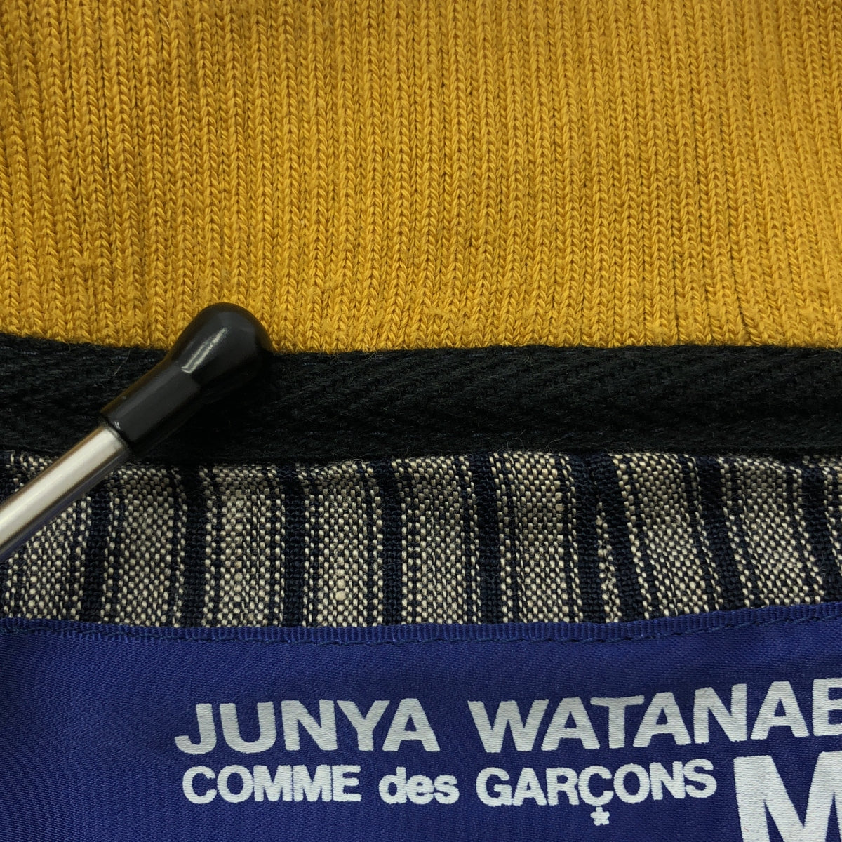 JUNYA WATANABE COMME des GARCONS MAN / ジュンヤワタナベコムデギャルソンマン | 2018SS | ×CARHARTT カーハート / ダック バーシティ ジャケット スタジャン | S | ネイビー / ベージュ | メンズ