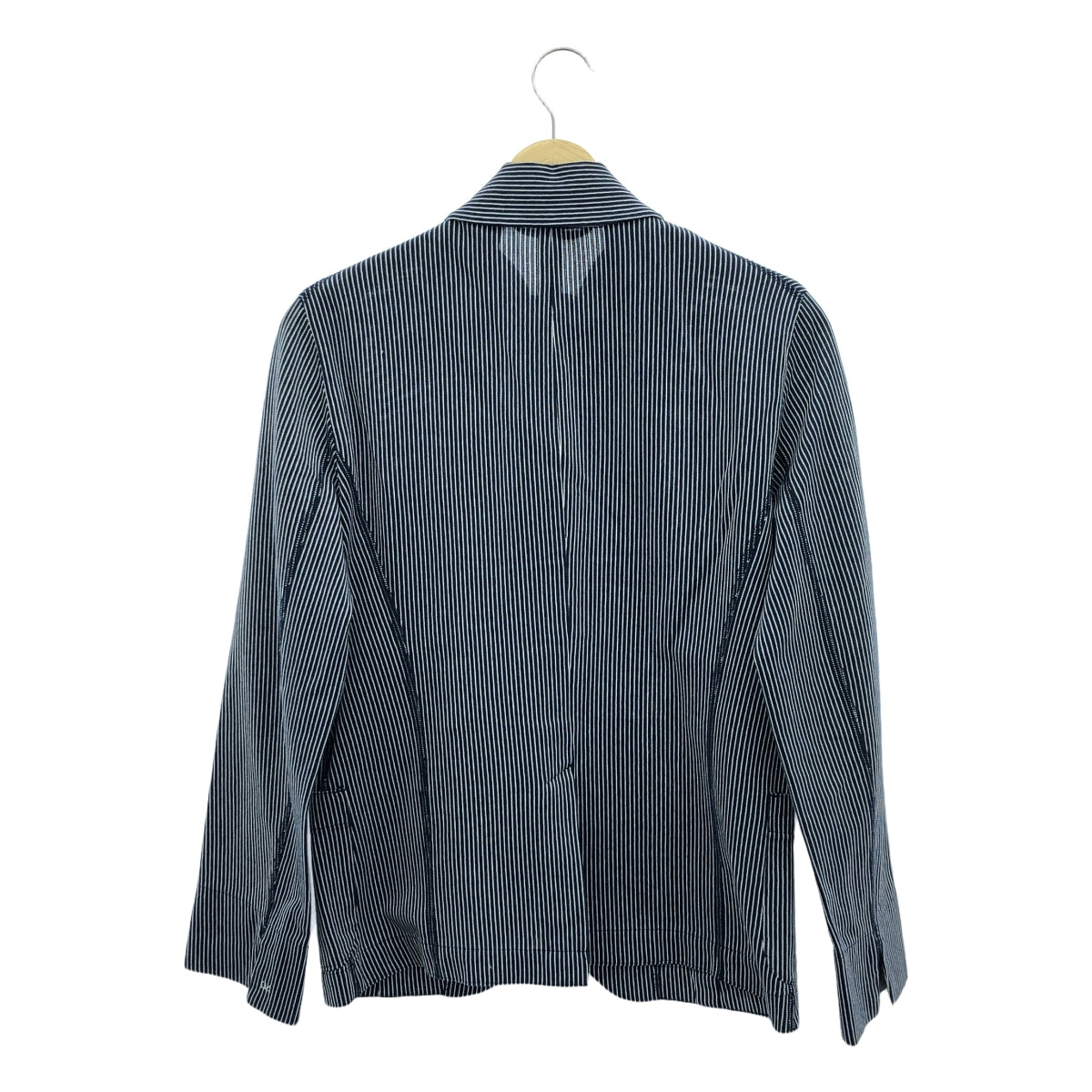 45r / フォーティファイブアール | ストライプコットンライトジャケット | ネイビー | レディース
