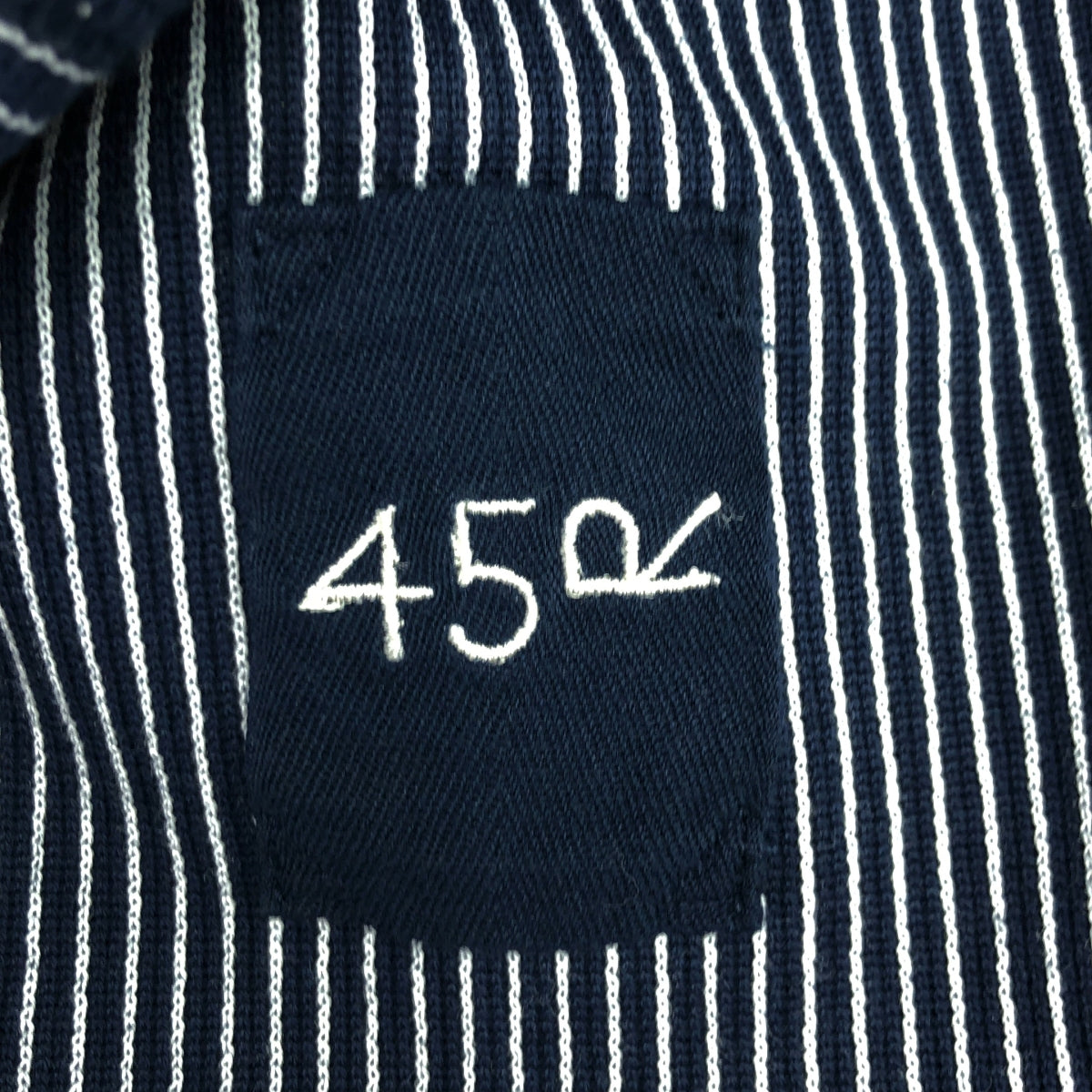 45r / フォーティファイブアール | ストライプコットンライトジャケット | ネイビー | レディース