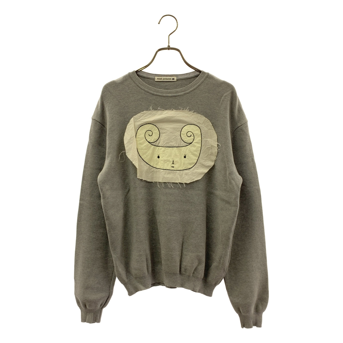 mina perhonen / ミナペルホネン | pecorino コットン ドッキング ニット | 38 | レディース