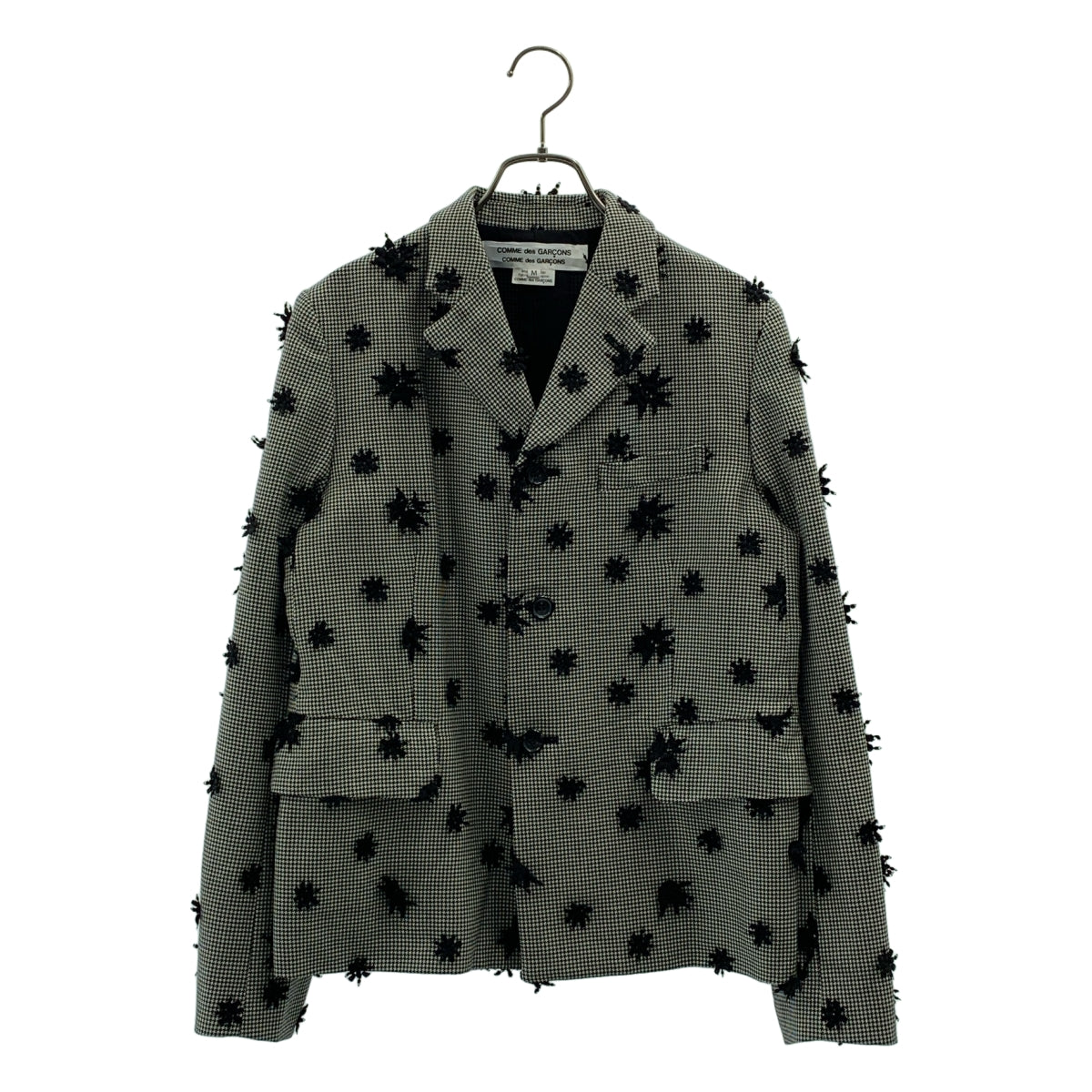 COMME des GARCONS COMME des GARCONS / 콤콤 | 2022AW | 울 치조 격자 테일러드 재킷 | M | 여성