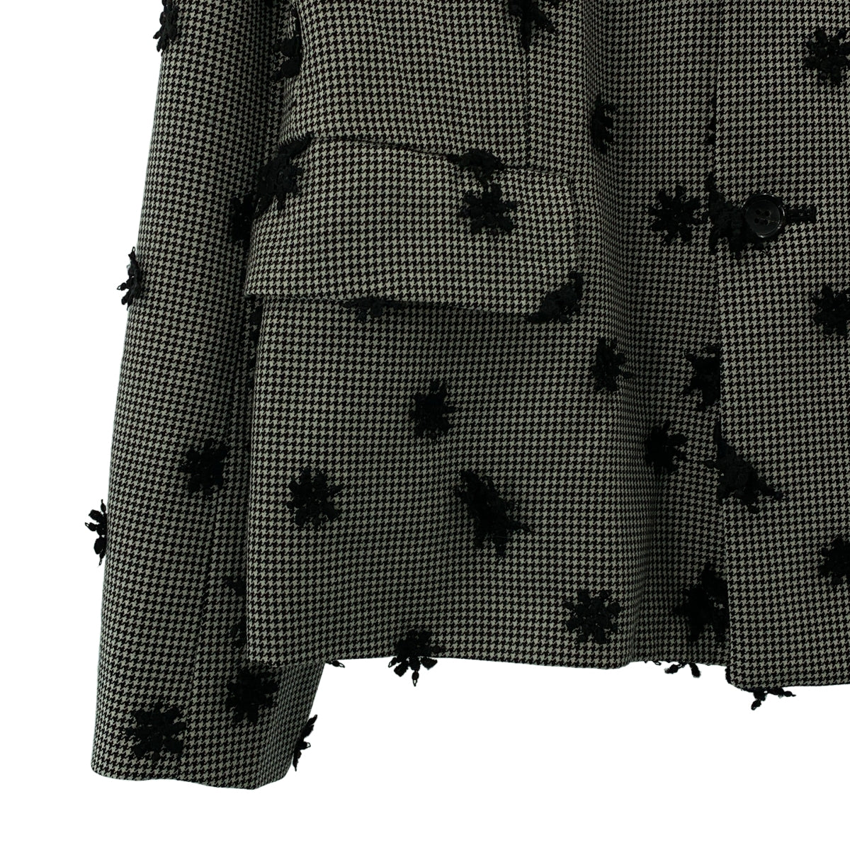 COMME des GARCONS COMME des GARCONS / 콤콤 | 2022AW | 울 치조 격자 테일러드 재킷 | M | 여성