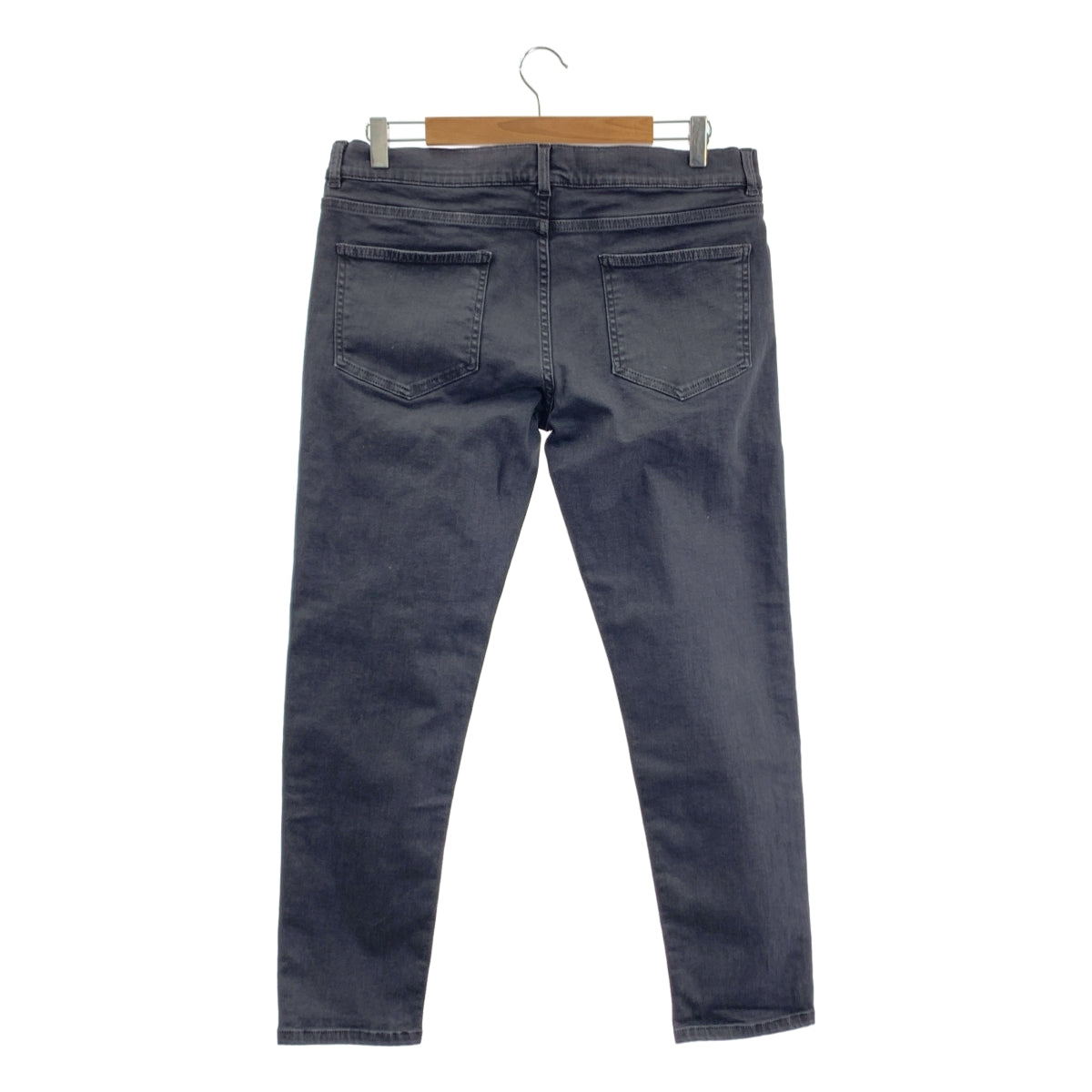 [狀況極佳] BALENCIAGA | 彈性緊身牛仔褲 | 尺寸 42 | 炭灰色 | 女款