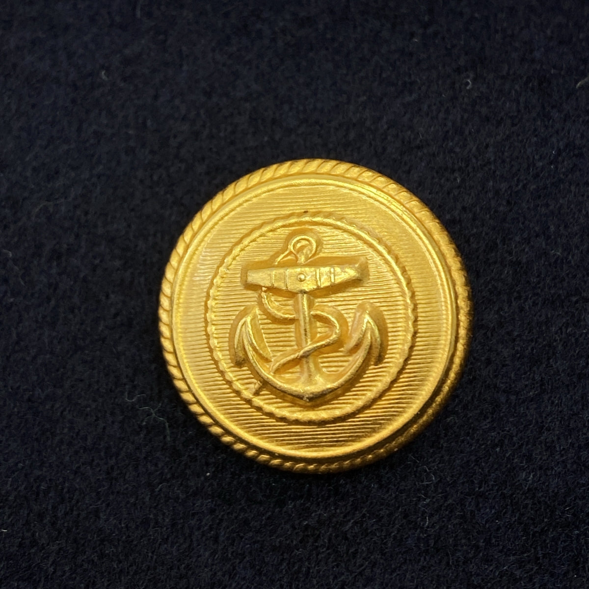 復古 / 復古服裝 | 義大利海軍羊毛金色扣環雙排扣西裝外套軍裝夾克 / 全襯裡 |