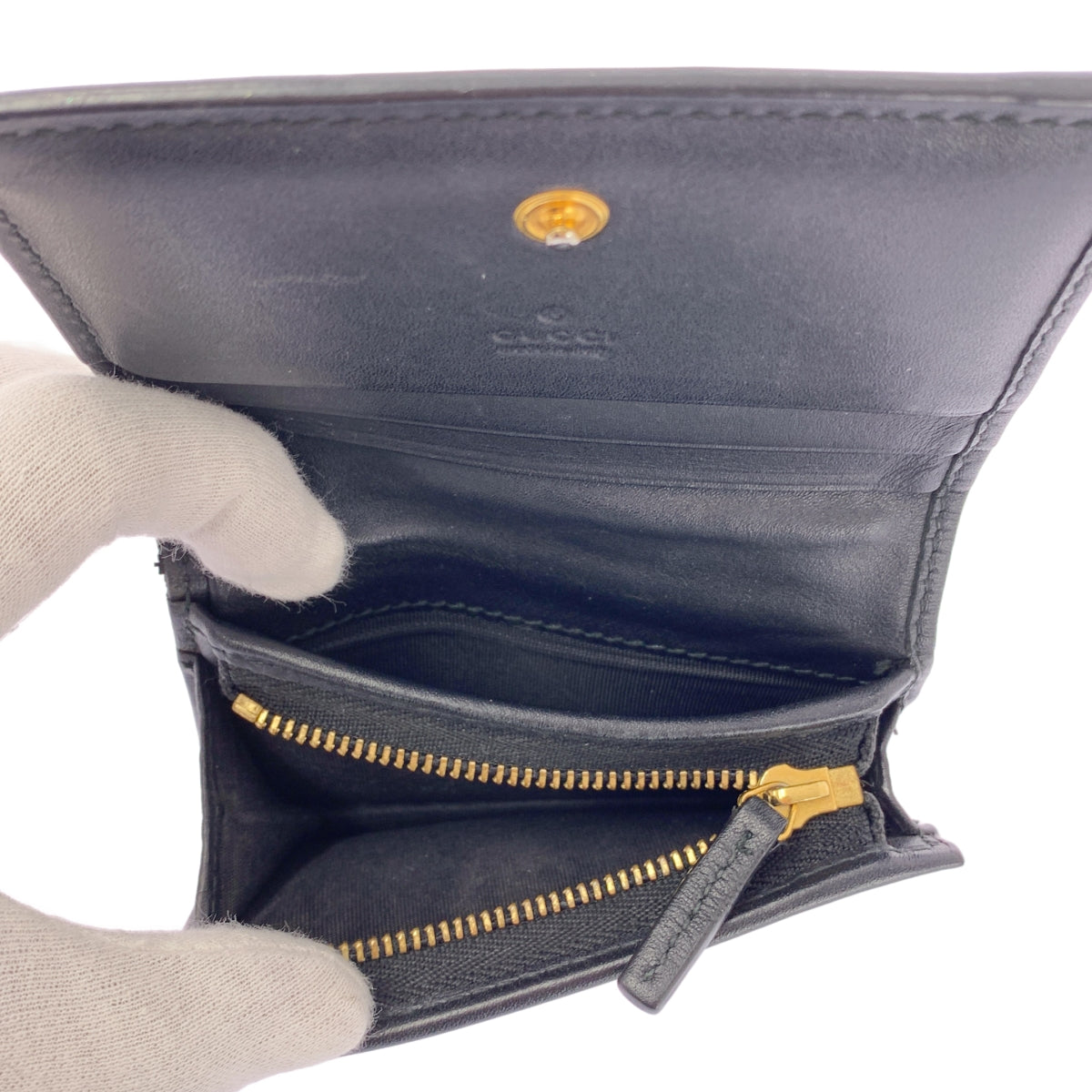 GUCCI / グッチ | 508757 / 総柄 蜂 GGスプリーム コンパクトウォレット 財布 / ユニセックス | ベージュ | レディース