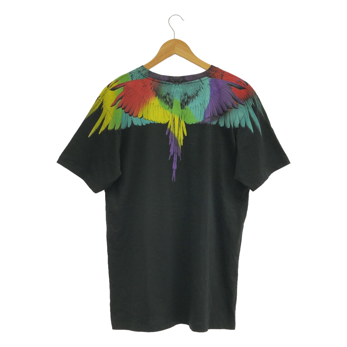 Marcelo Burlon / マルセロバーロン | コットンプリントTシャツ | M | ブラック | レディース