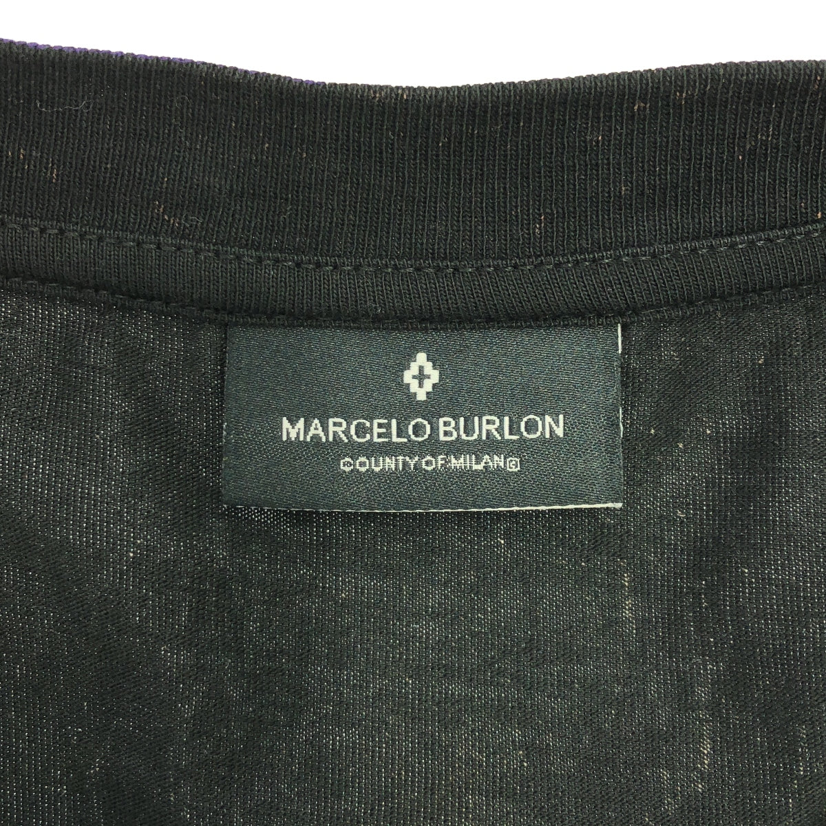 Marcelo Burlon / 마르셀로 바론 | 코튼 프린트 티셔츠 | M | 블랙 | 여성