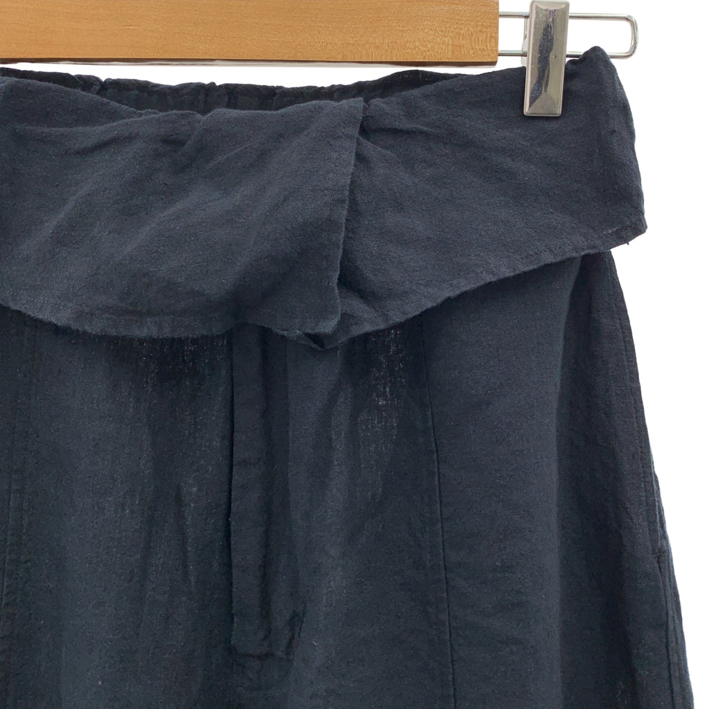 JURGEN LEHL / 요건 레일 | 린넨 와이드 팬츠 | M |