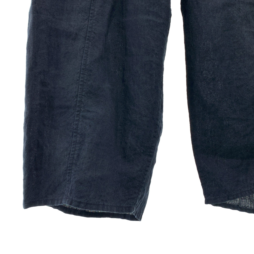 JURGEN LEHL / 요건 레일 | 린넨 와이드 팬츠 | M |