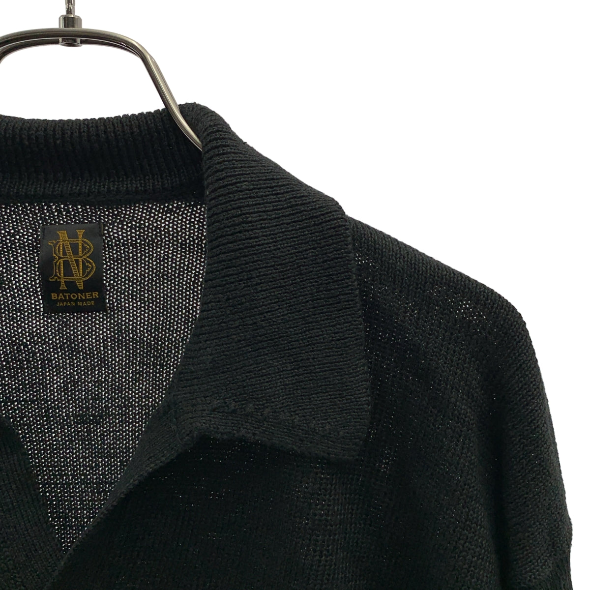 BATONER / 배트너 | 2024SS | × ADAM ET ROPE / WASHED HIGH COUNT LINEN POLO SKIPPER 린넨 폴로 스키퍼 니트 컷소우 | 2 |