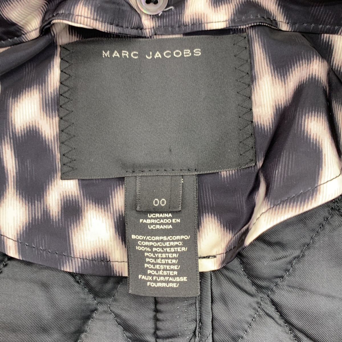 STELLA McCARTNEY | 豹紋單排扣大衣，可拆卸皮草和絎縫襯裡 | 00 碼 | 女款