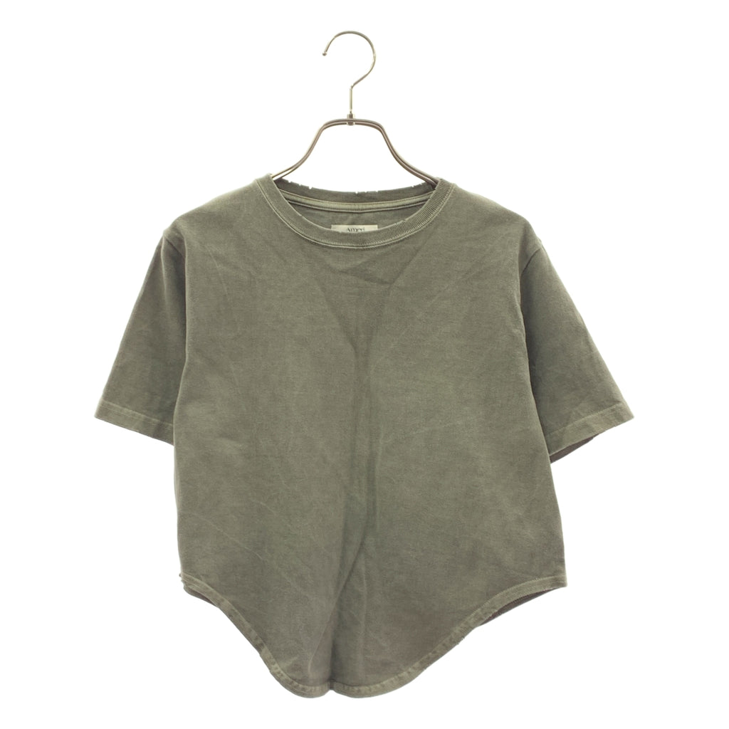 AMERI / アメリ | VINTAGE LIKE PIGMENT TEE ダメージ加工 カットソー | S | レディース