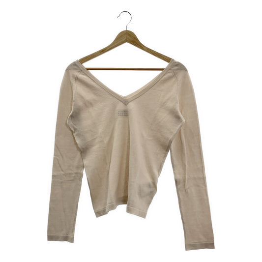 Martin Margiela / マルタンマルジェラ | 2006SS | Vネック コットンニット | M | レディース
