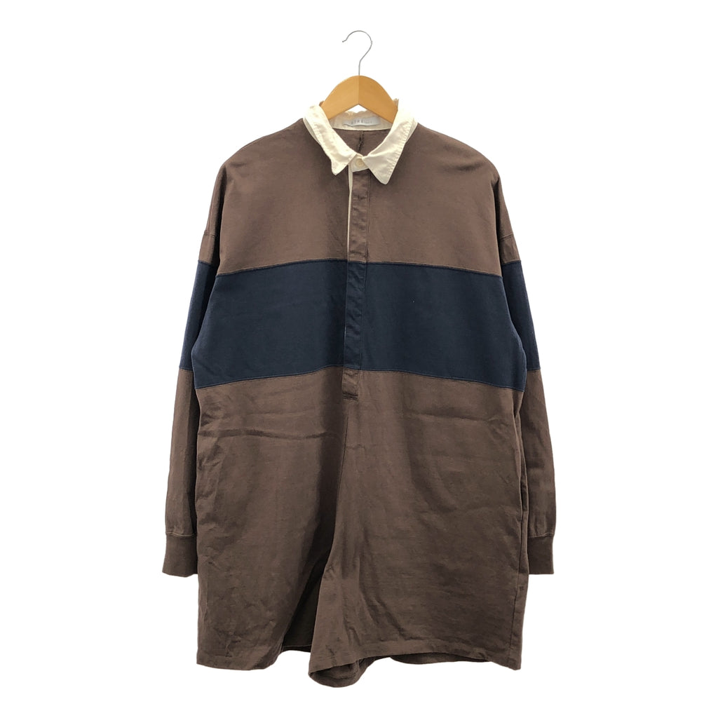 ETRE TOKYO / エトレトウキョウ | ラガーシャツ オールインワン パンツ | M |