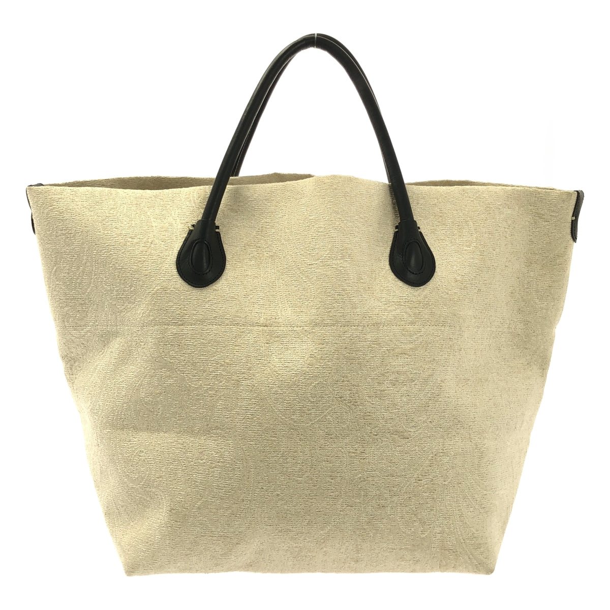 A VACATION / 어바케이션 | 자가드 가죽 핸들 토트 백 |