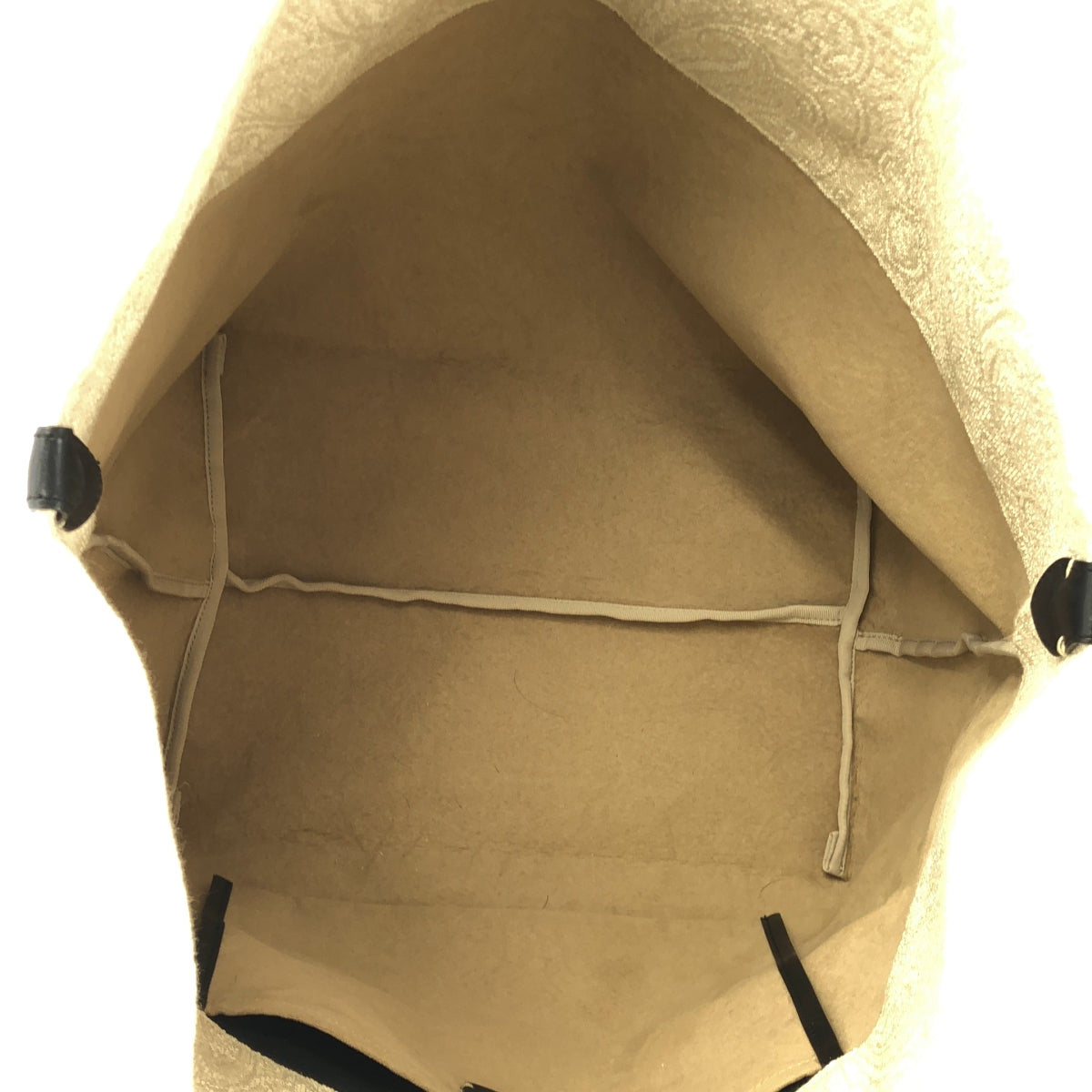 A VACATION / 어바케이션 | 자가드 가죽 핸들 토트 백 |