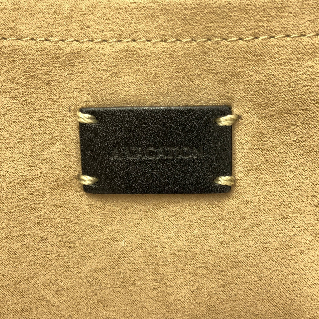 A VACATION / 어바케이션 | 자가드 가죽 핸들 토트 백 |