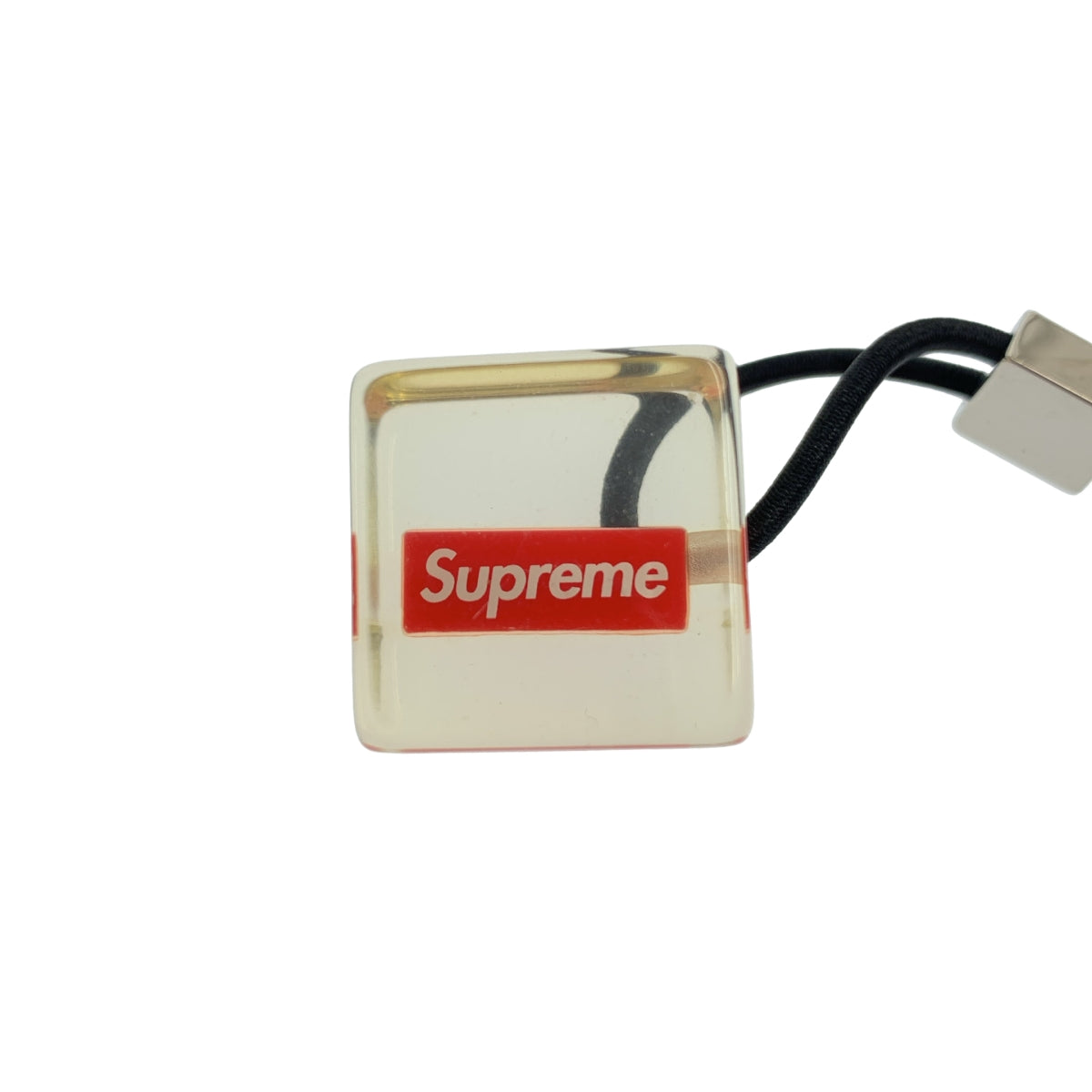 【近全新】Supreme | 2018 春夏 | 髮圈套裝（2個）Box Logo髮圈 | 透明