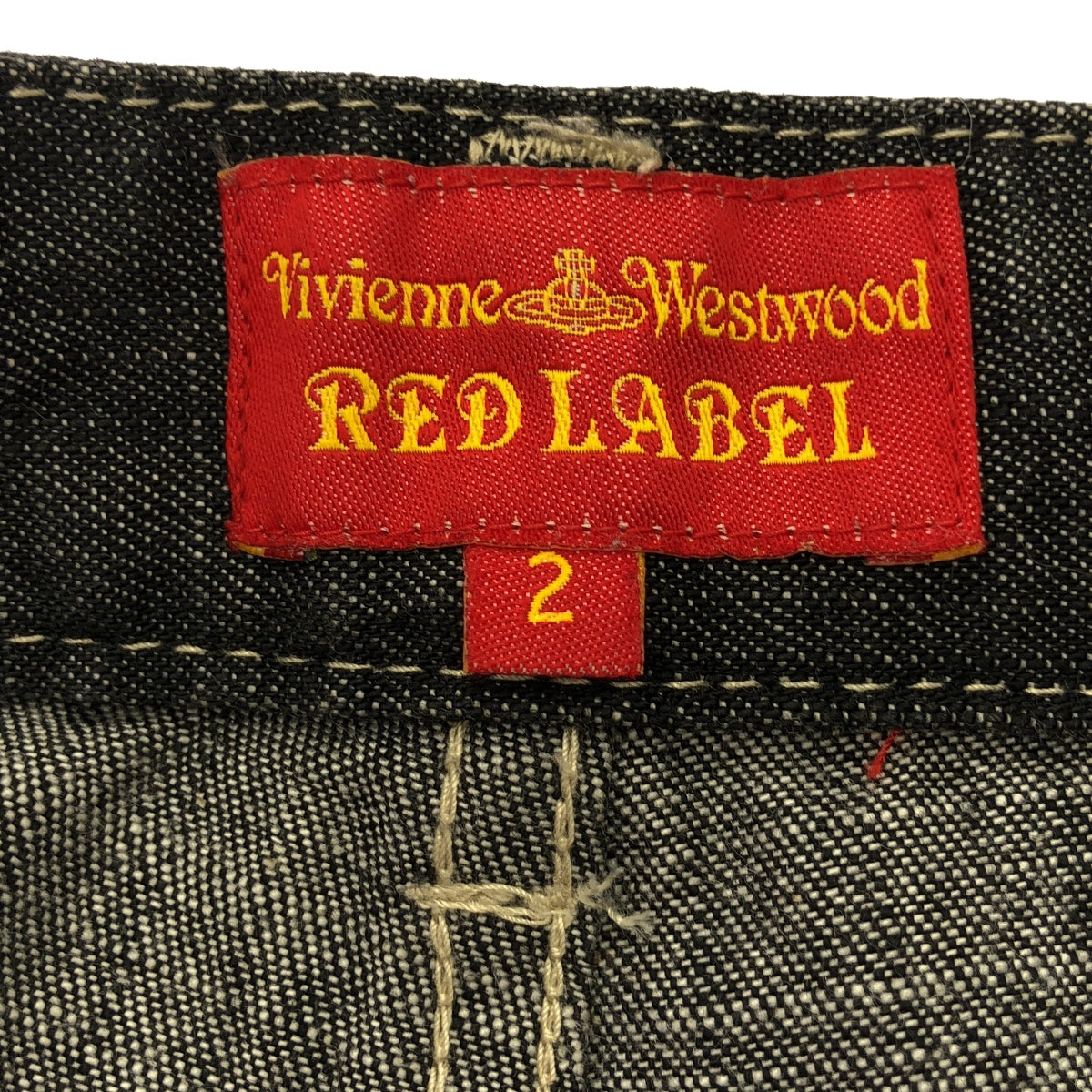 VIVIENNE WESTWOOD RED LABEL / ヴィヴィアンウエストウッドレッドレーベル | ORB刺しゅう デニムパンツ | 2 | レディース