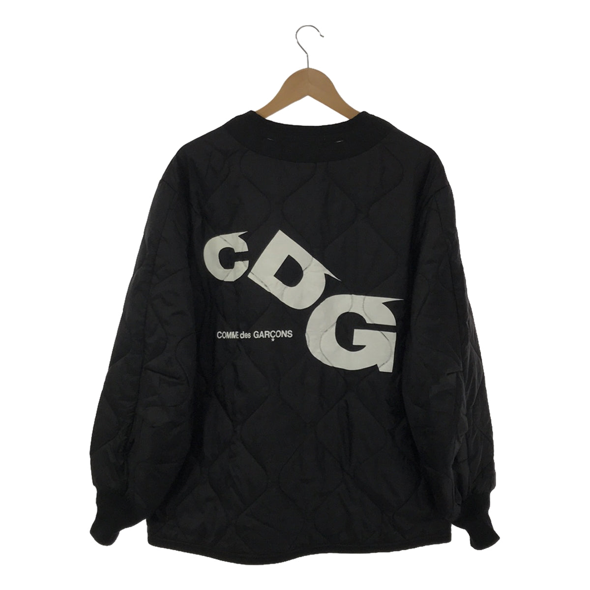 CDG by Comme des Garcons. / シーディージー コムデギャルソン | AD2022 | × ALPHA バックロゴ キルティング ジャケット | L | メンズ