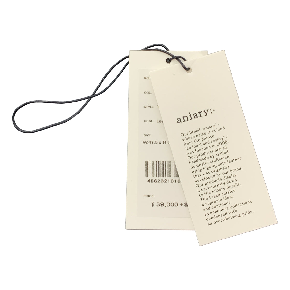 aniary / 아니아리 | 수축 가죽 토트 백 |